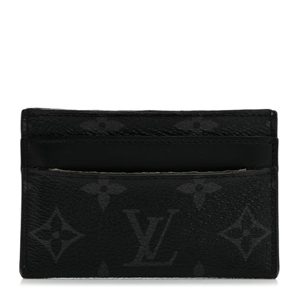 Louis Vuitton Monogram Eclipse Porte-Cartes Double Card Holder 1 of 9
