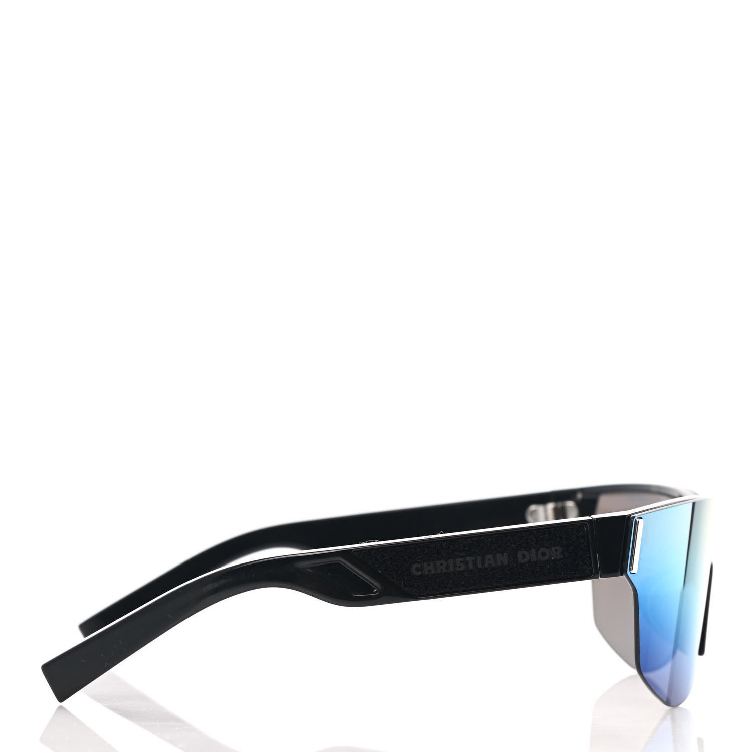Christian Dior Acetate Mirrored Diorxtrem M2U Mask Sunglasses Black 3 of 7