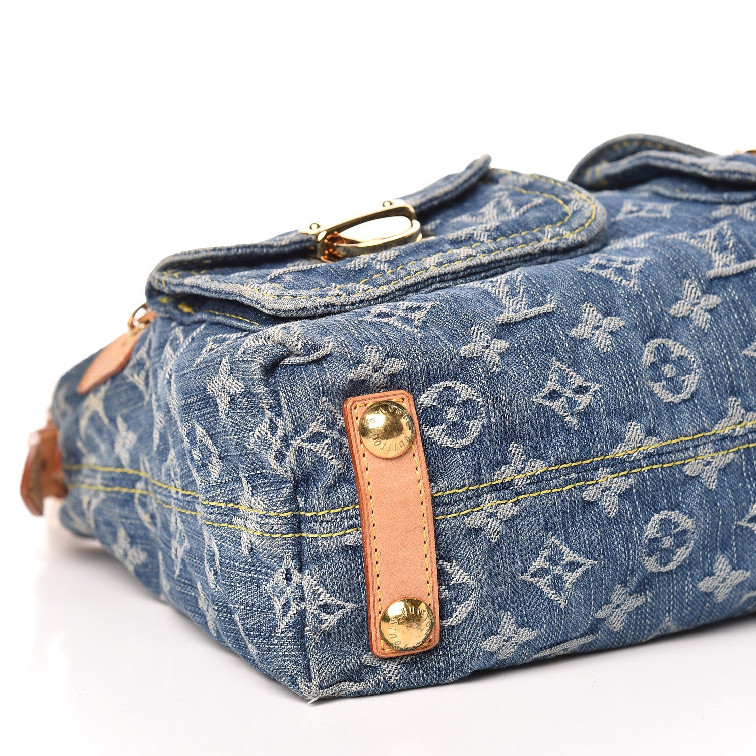 Louis Vuitton Monogram Denim Baggy PM Blue 10 of 16