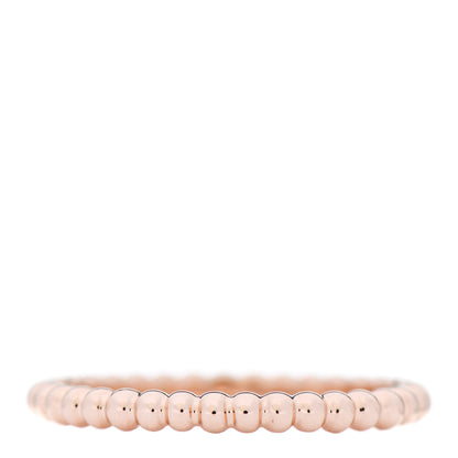 Van Cleef & Arpels 18K Rose Gold Small Perlee Ring 54 6.75 3 of 5
