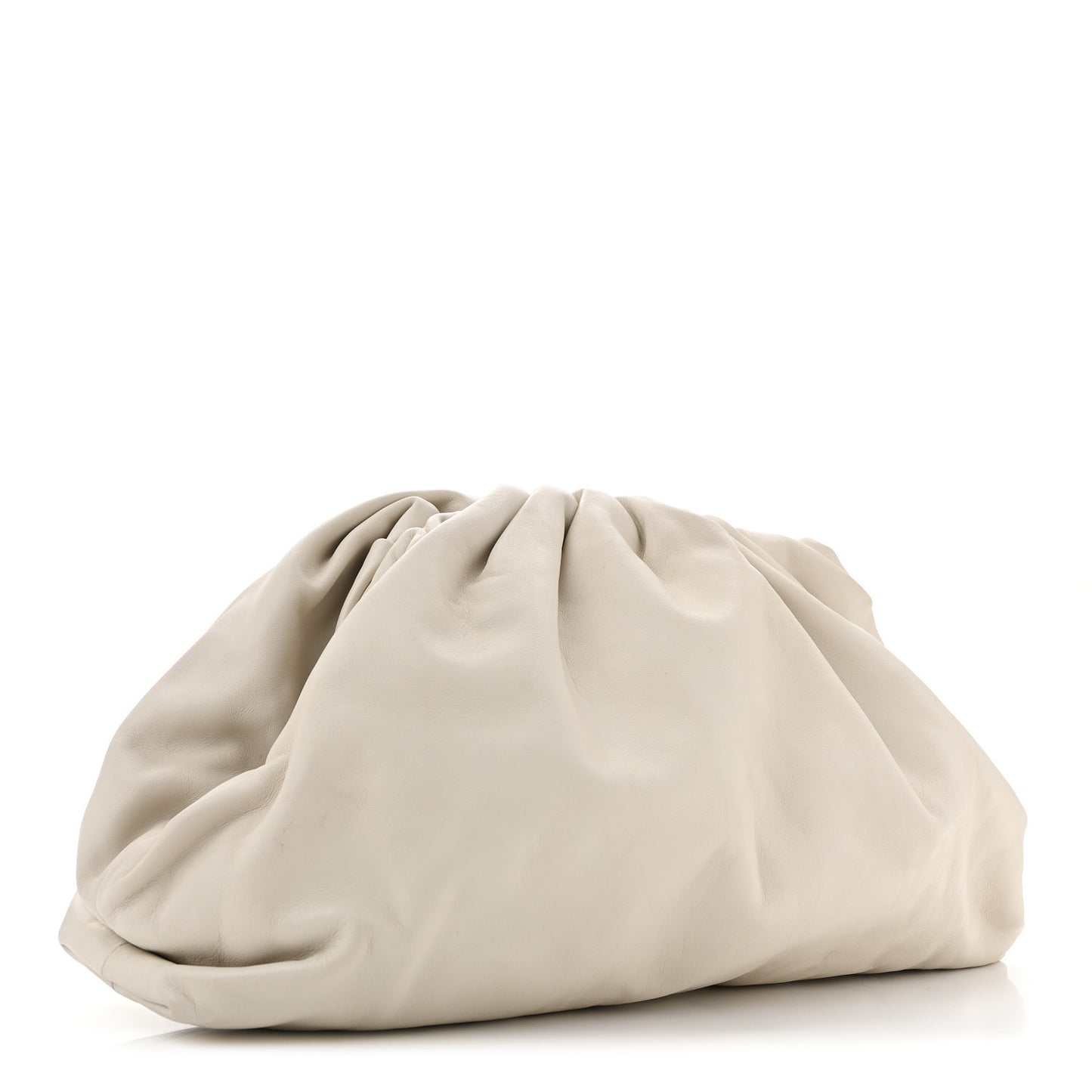 Smooth Butter Calf The Pouch Oversized Clutch Plaster