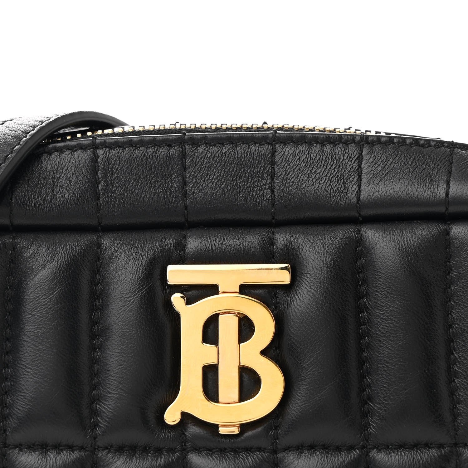 Burberry Calfskin Quilted Small Lola Camera Bag Black 8 of 10