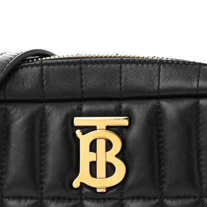 Burberry Calfskin Quilted Small Lola Camera Bag Black 8 of 10