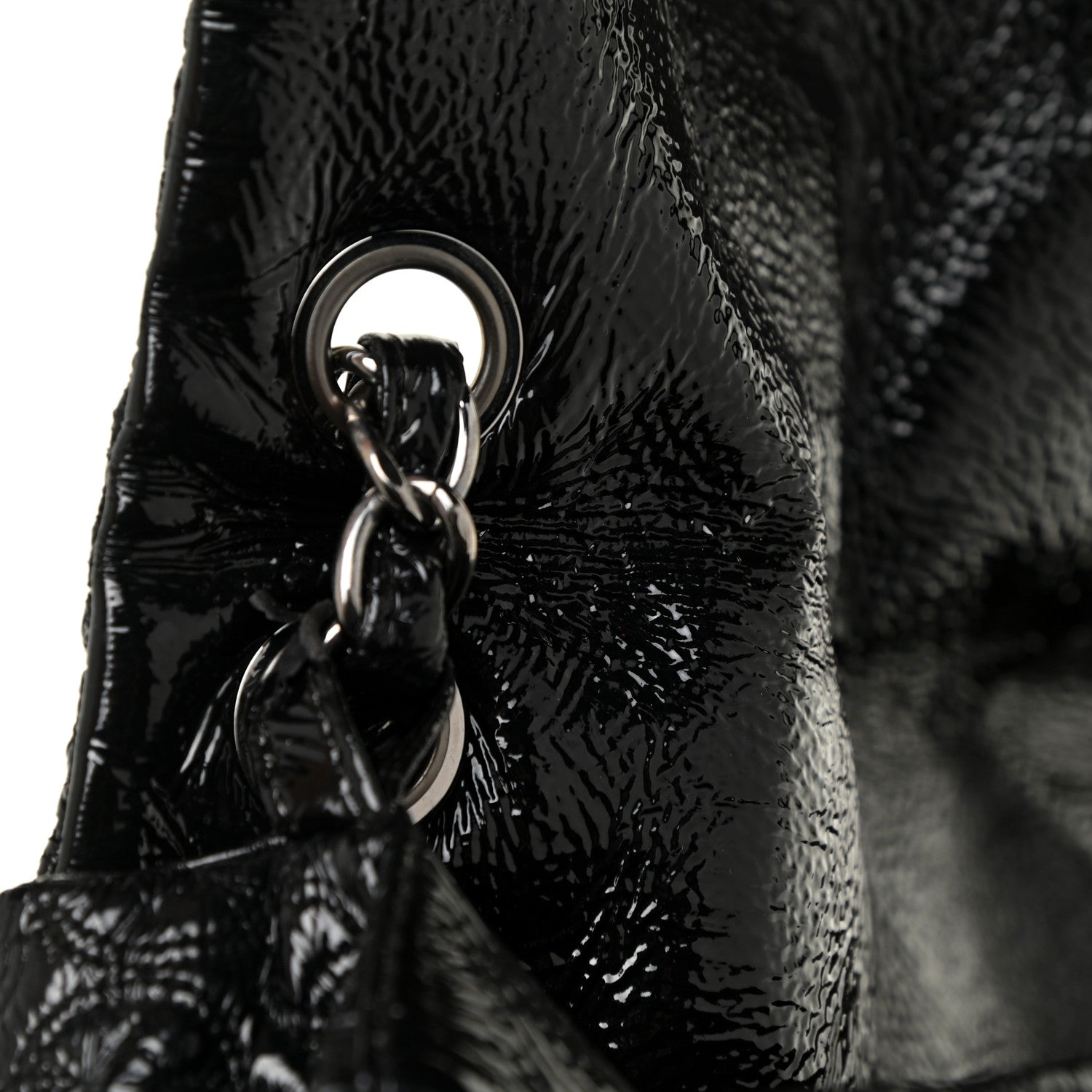 Chanel Vinyl Rock In Moscow Single Flap Black 13 of 18