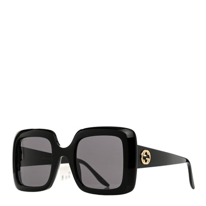 Gucci Acetate Square Frame Sunglasses GG0053S Black 1 of 6
