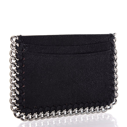 Stella McCartney Shaggy Deer Falabella Card Holder Black 3 of 7