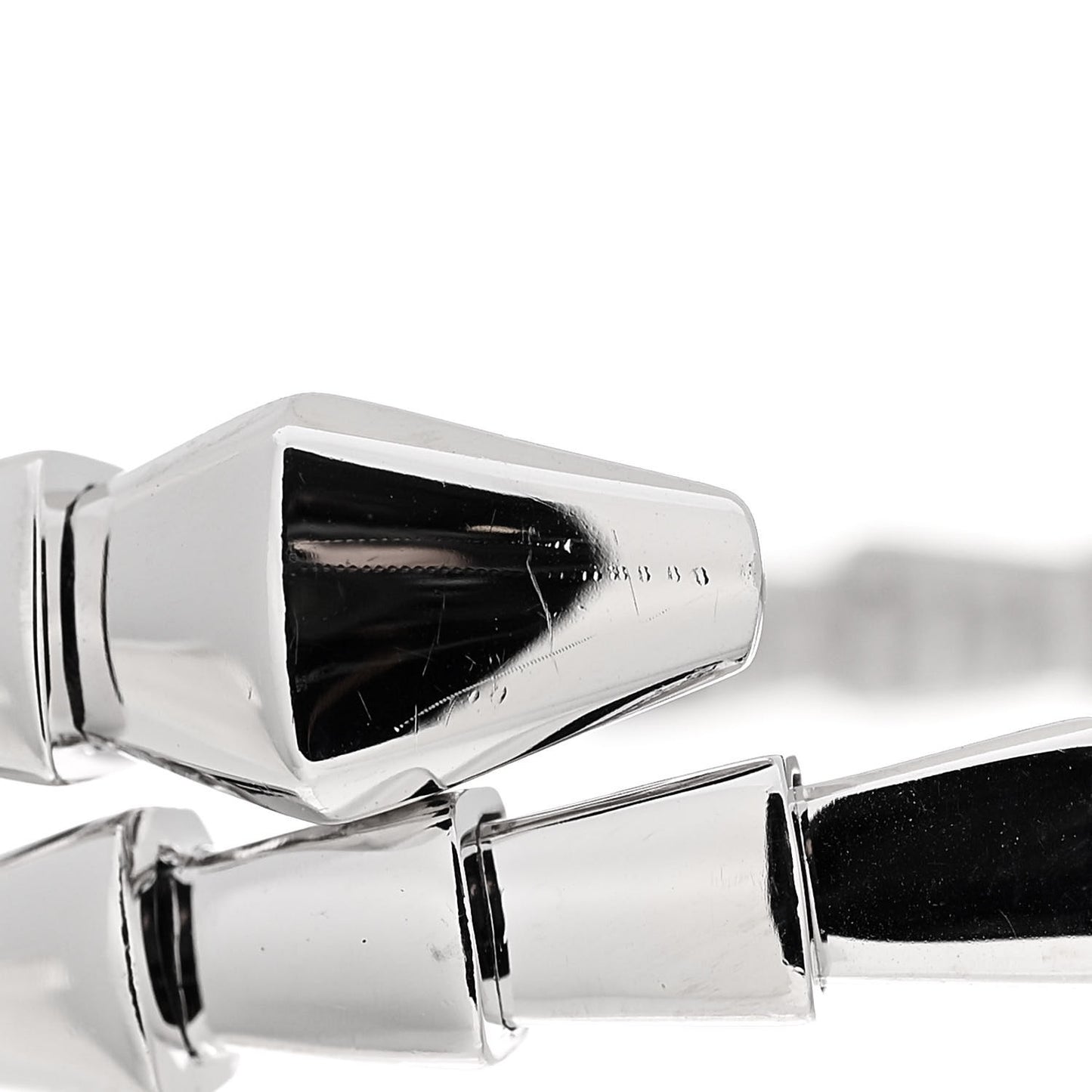 18K White Gold Serpenti Viper Bracelet S