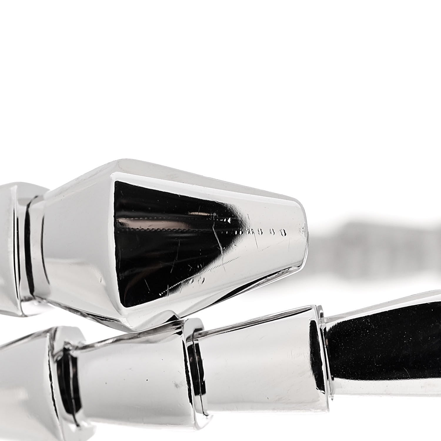 Bulgari 18K White Gold Serpenti Viper Bracelet S 6 of 8