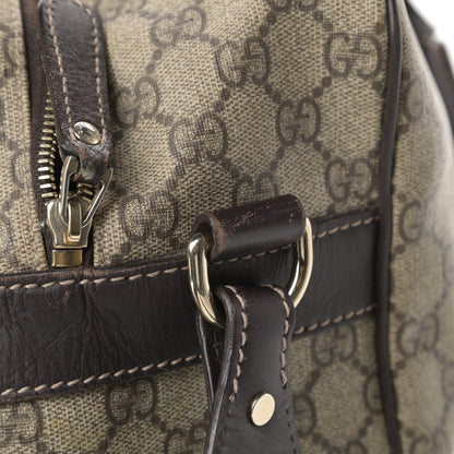 Gucci GG Plus Monogram Medium Carry On Duffle Dark Brown 19 of 19