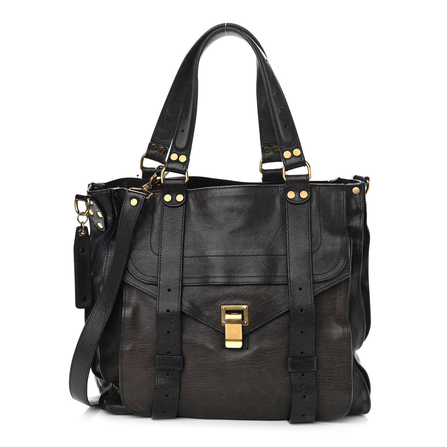 Lambskin PS1 Tote Indigo