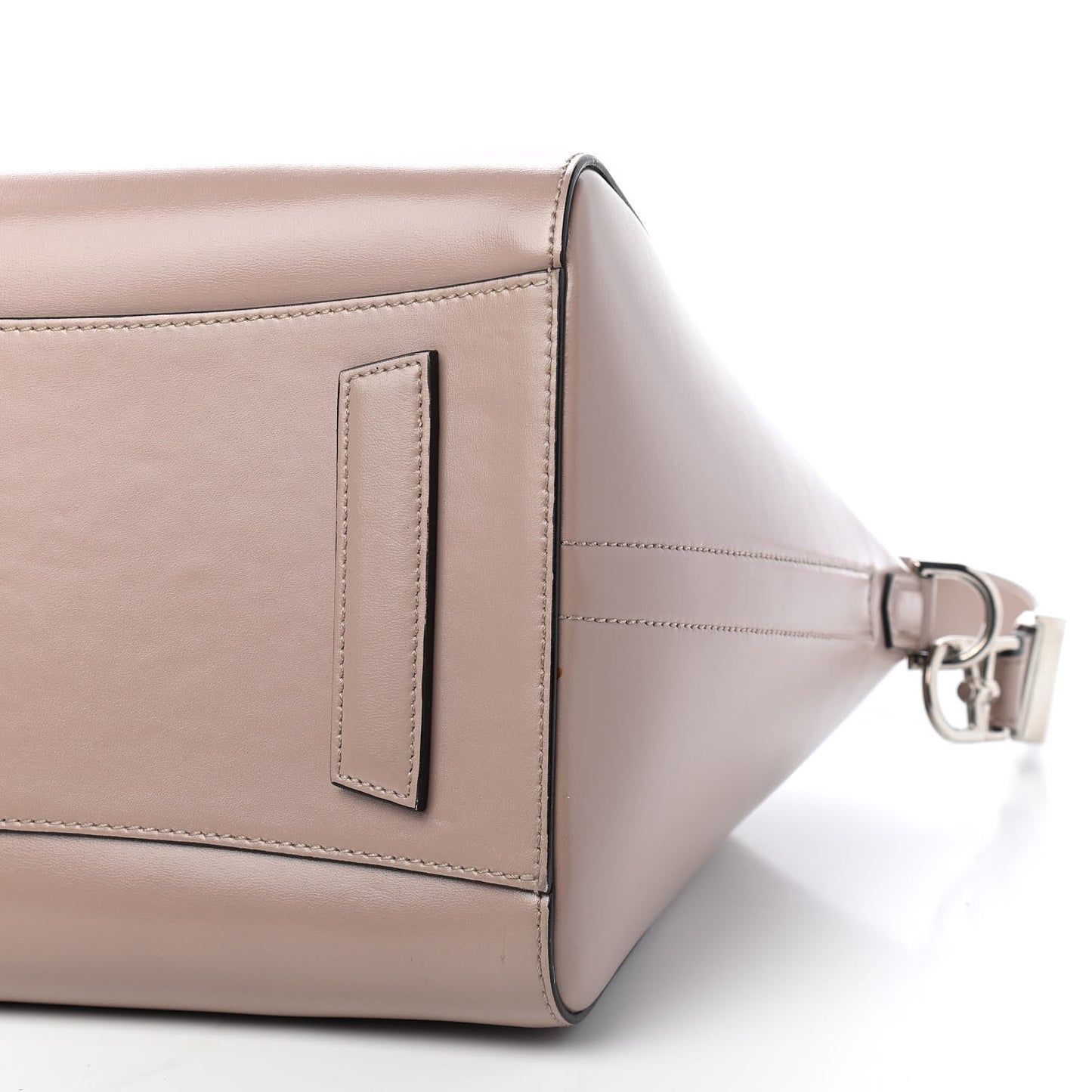 Shiny Lord Calfskin Medium Antigona Taupe