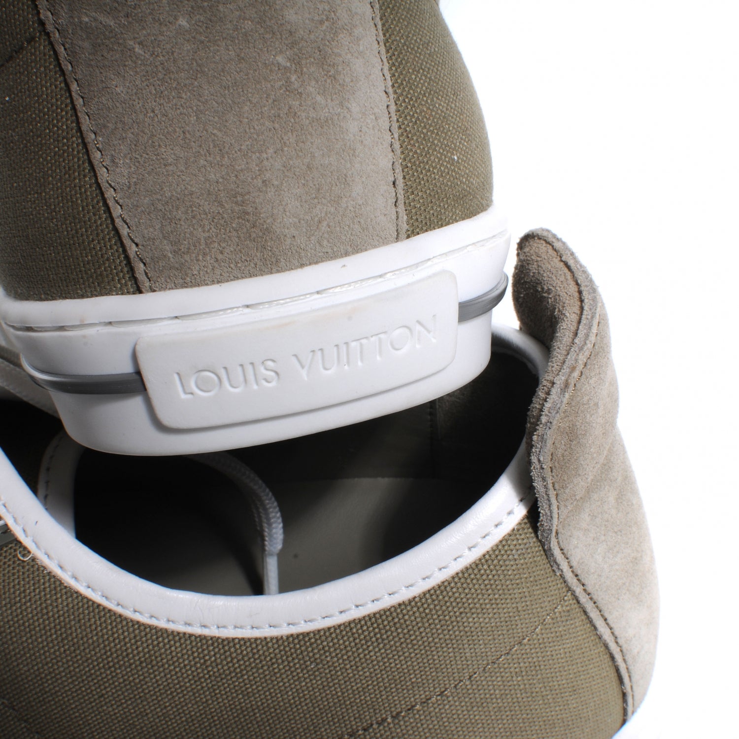 Louis Vuitton Canvas Cosmos Sneakers 7 Olive 7 of 7