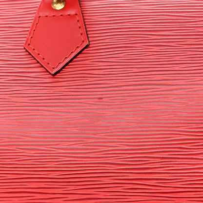 Louis Vuitton Epi Speedy 30 Castillan Red 14 of 20