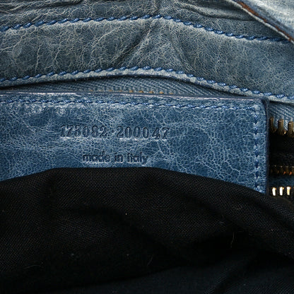 Balenciaga Agneau Giant 21 Gold Hardware Part Time Bleu 5 of 10