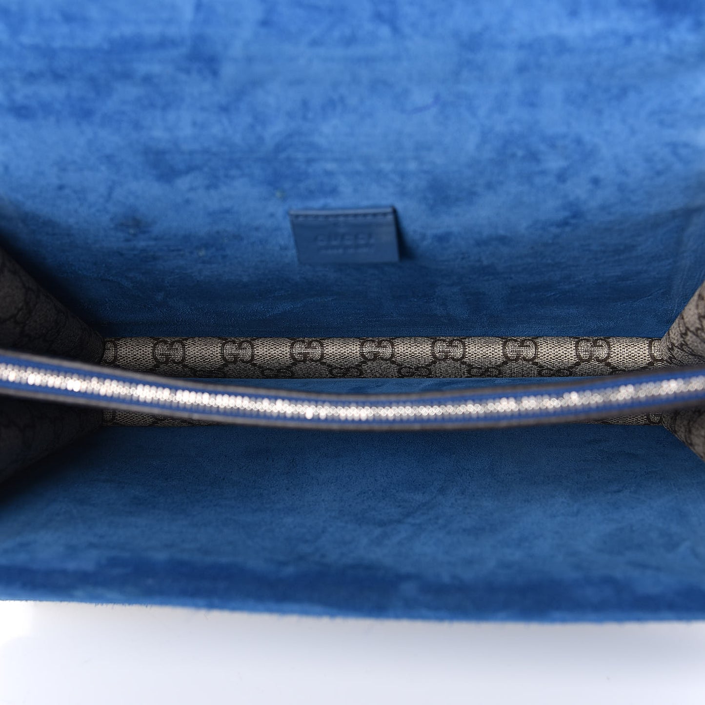 GG Supreme Monogram Medium Dionysus Shoulder Bag Blue