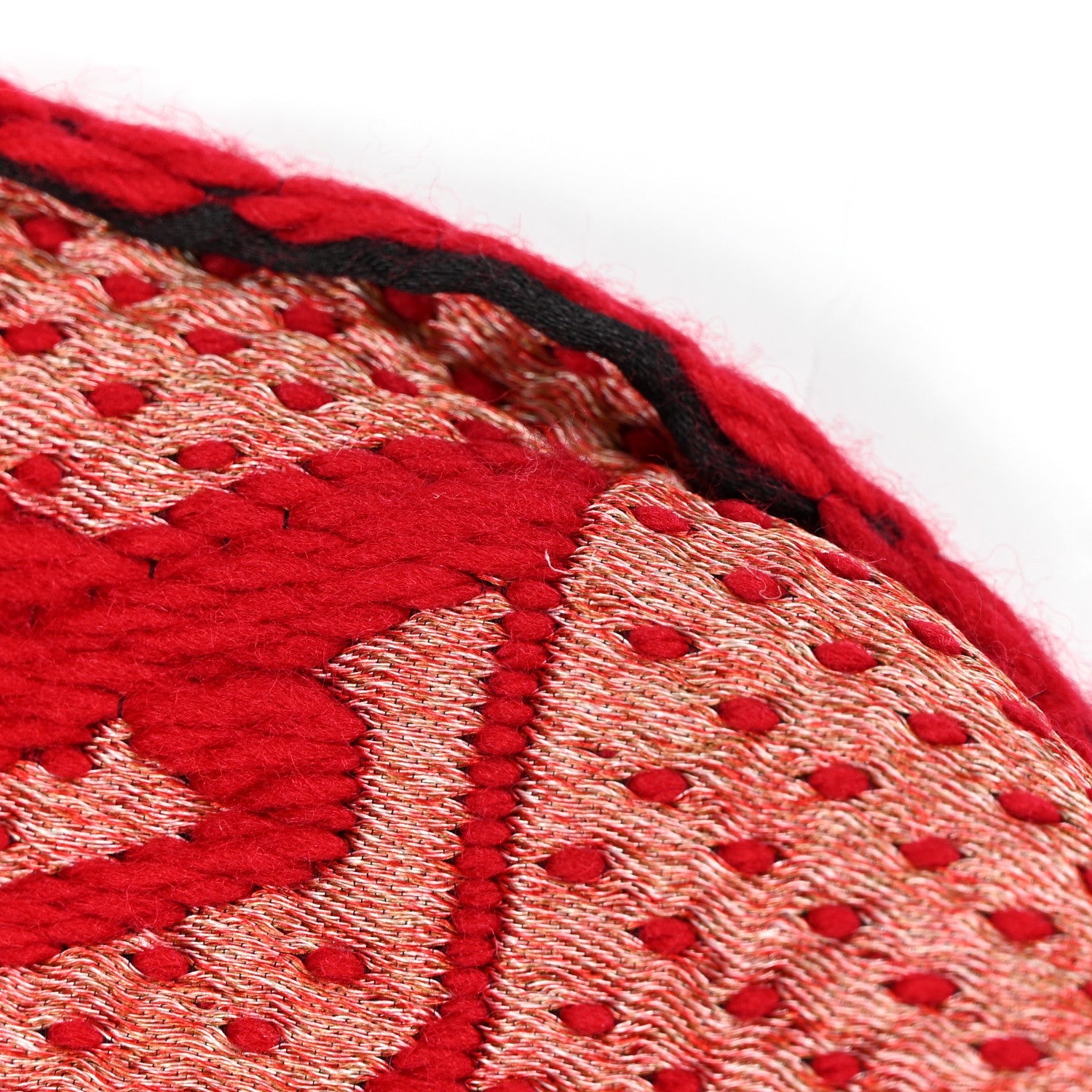 Louis Vuitton Wool Silk Logomania Vuittonite Scarf Red 4 of 6
