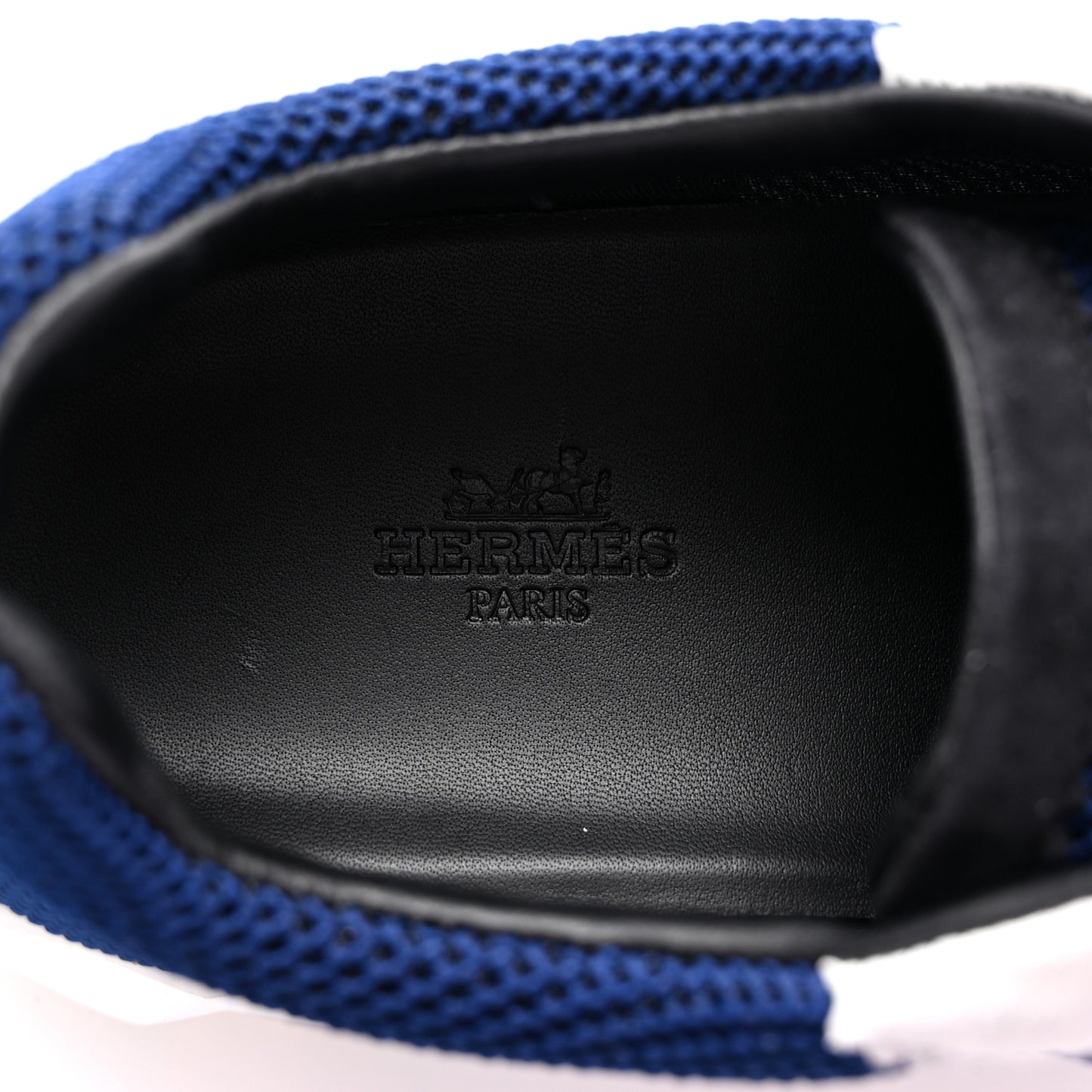 Air Mesh Suede Goatskin Bouncing Sneakers 40 Marine Multicolor