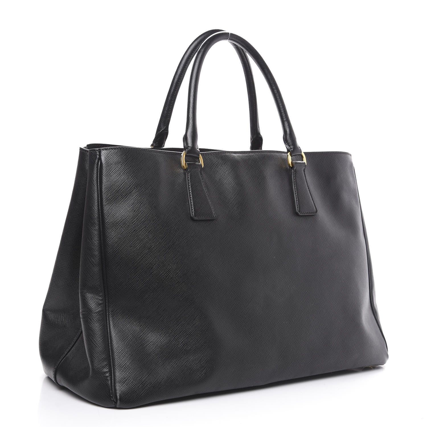 Prada Saffiano Lux Large Tote Black 3 of 12