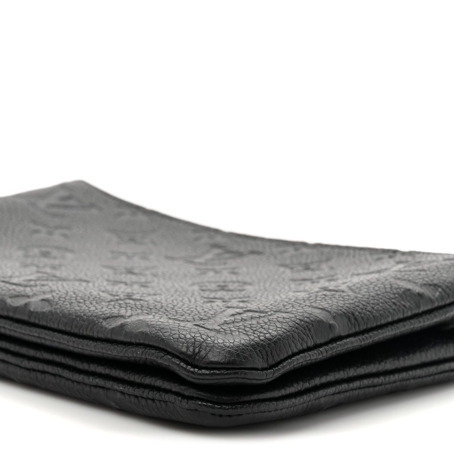 Empreinte Double Zip Pochette Black