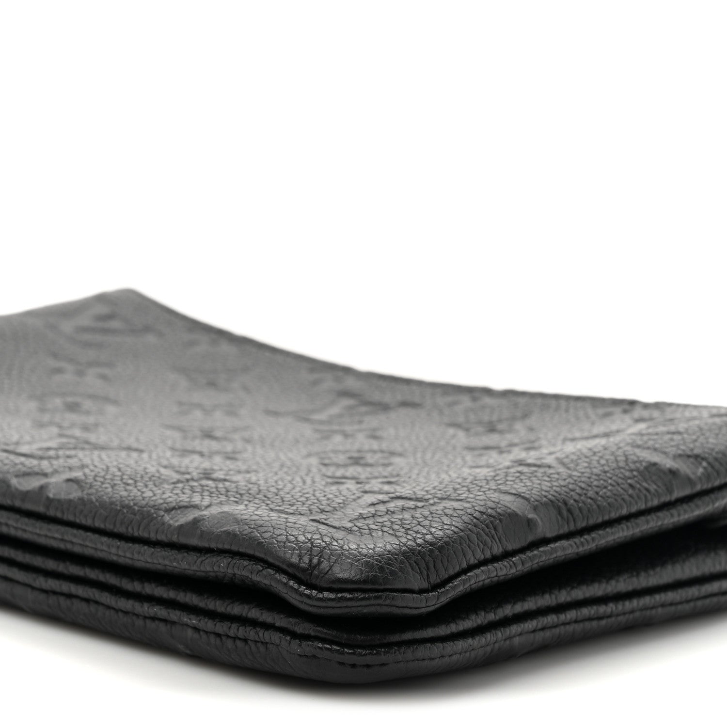 Louis Vuitton Empreinte Double Zip Pochette Black 9 of 10