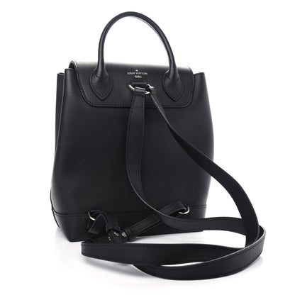 Louis Vuitton Calfskin Lockme Backpack Black 3 of 10