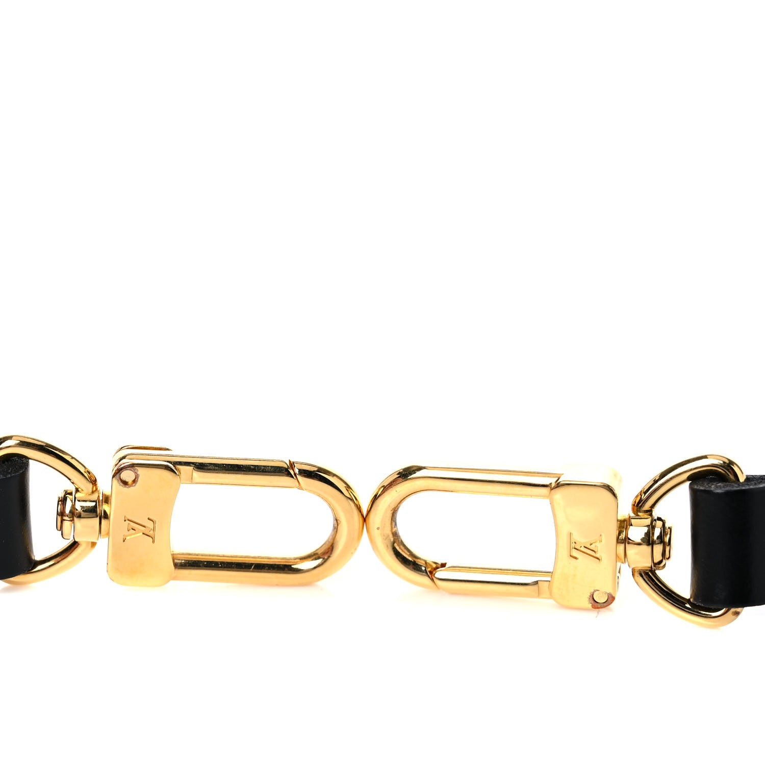Louis Vuitton Calfskin Alma BB Shoulder Strap Black 3 of 3