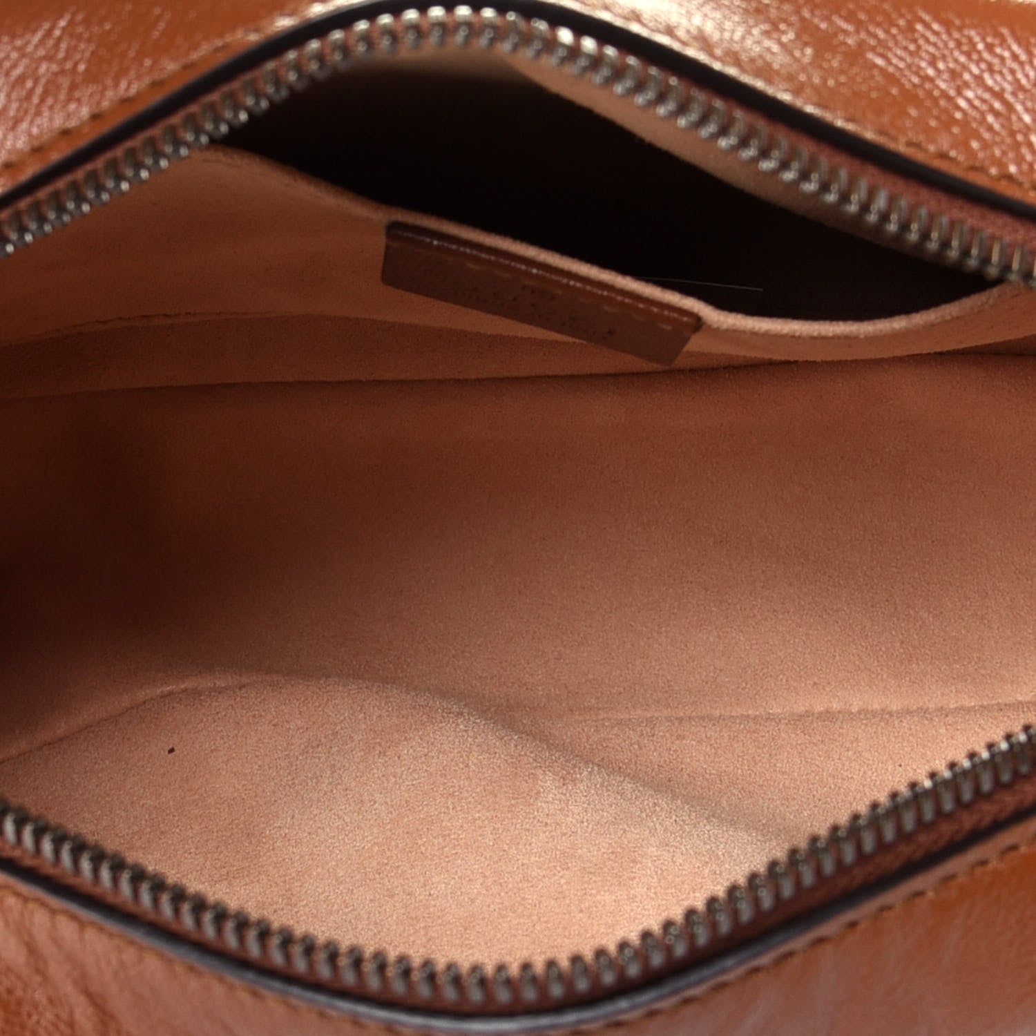 Gucci Glazed Calfskin Matelasse Diagonal Small GG Marmont Chain Shoulder Bag Cuir 5 of 9