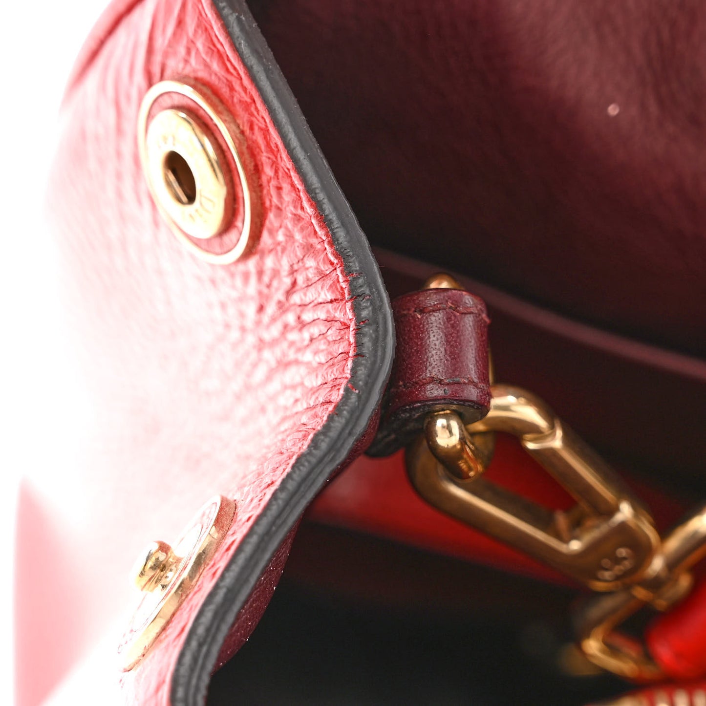 Calfskin Medium Diorissimo Tote Red