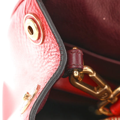 Christian Dior Calfskin Medium Diorissimo Tote Red 15 of 19