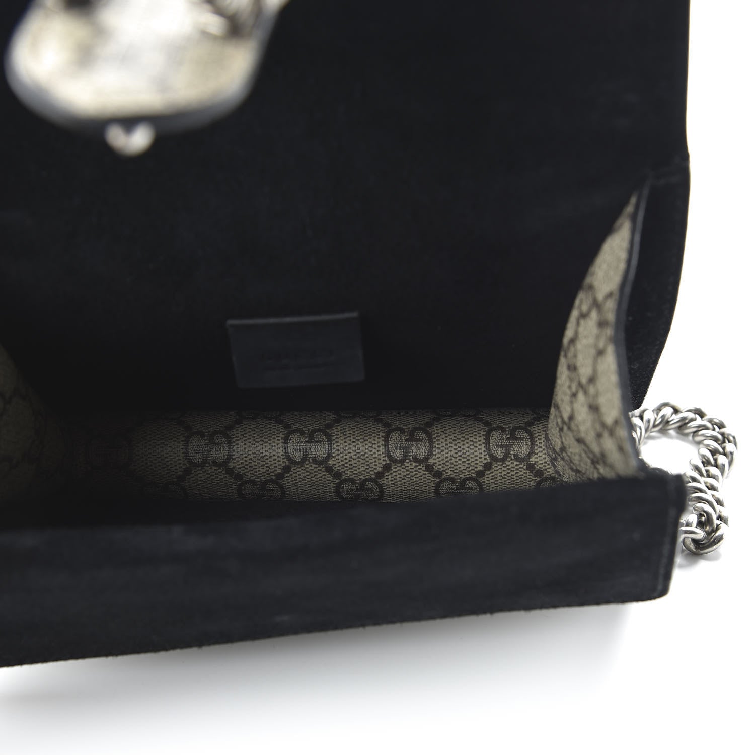 Gucci GG Supreme Monogram Mini Dionysus Shoulder Bag Black 5 of 11