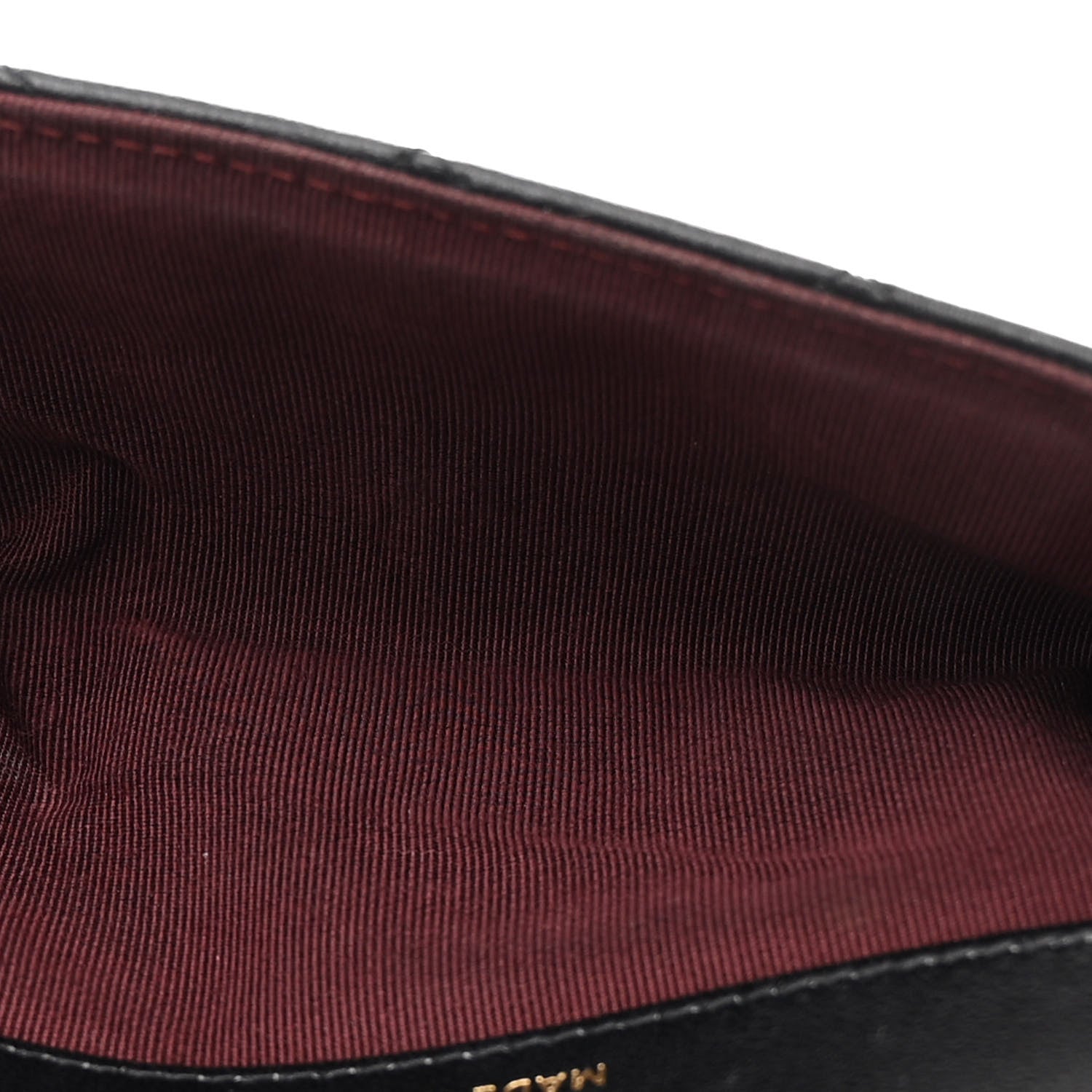 Chanel Lambskin Quilted Glasses Case With Chain Black 5 of 13