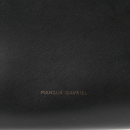 Mansur Gavriel Vegetable Tanned Calfskin Backpack Black Dolly 5 of 10
