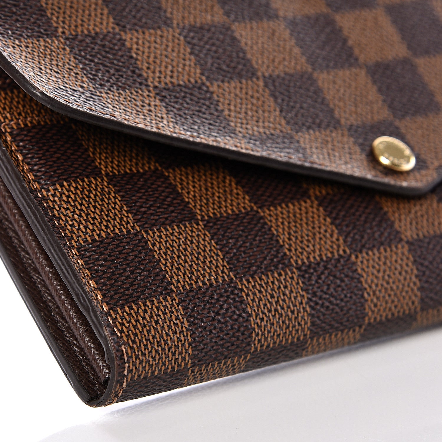 Louis Vuitton Damier Ebene Sarah Wallet NM 6 of 7