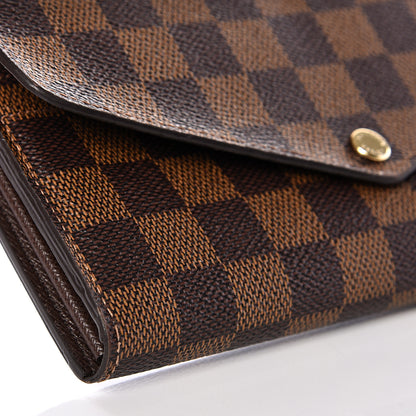 Louis Vuitton Damier Ebene Sarah Wallet NM 6 of 7