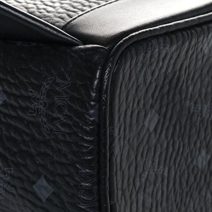 MCM Visetos Small Side Stud Stark Backpack Black 10 of 12