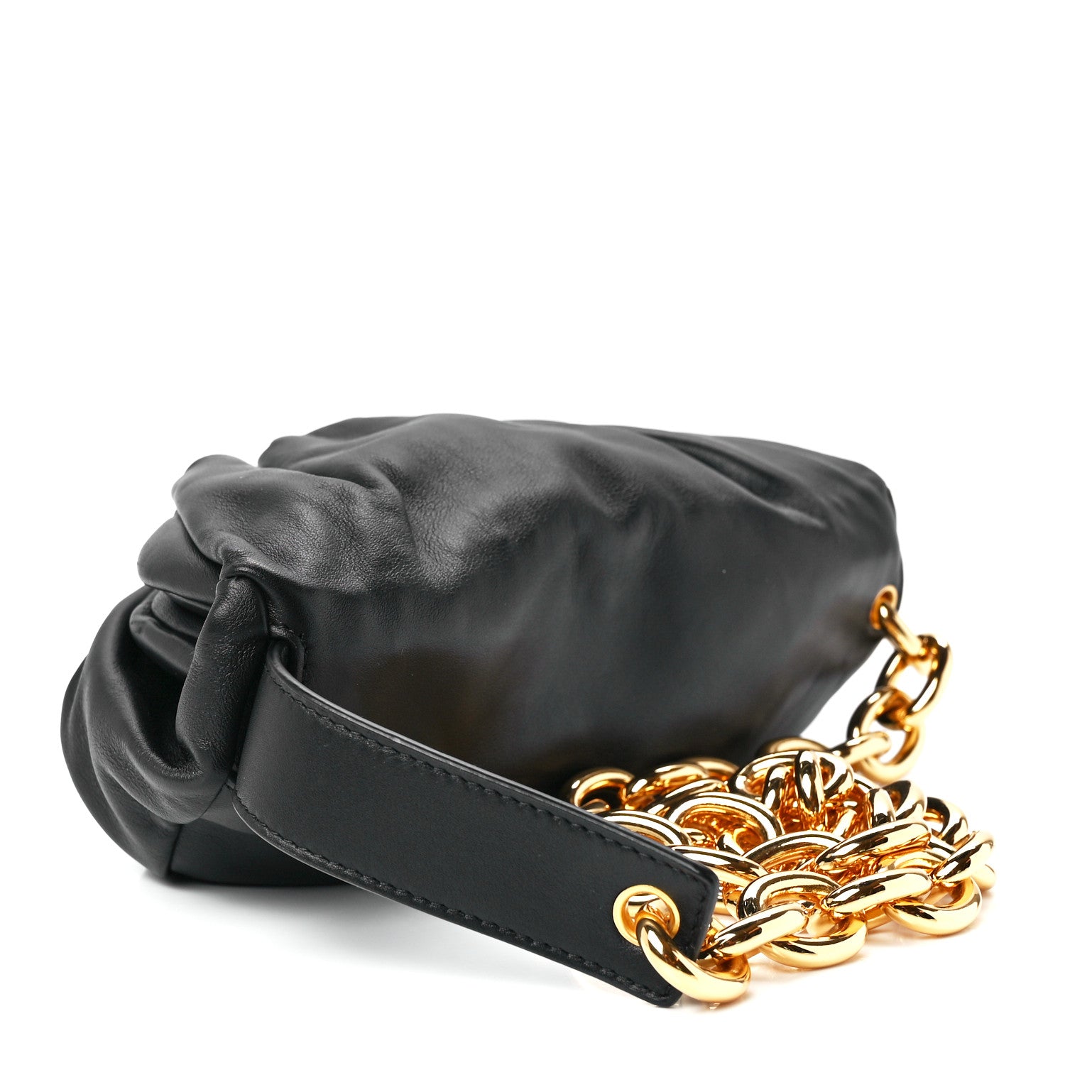 Bottega Veneta Nappa The Belt Chain Pouch Black 3 of 12