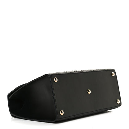 Gucci Guccissima Signature Small Padlock Top Handle Bag Black 4 of 18