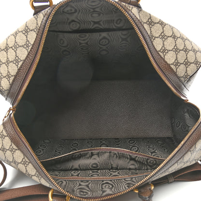 Gucci X BALENCIAGA BB Supreme Monogram Web Medium Ophidia Carry-On Duffle Bag Beige New Acero 4 of 6