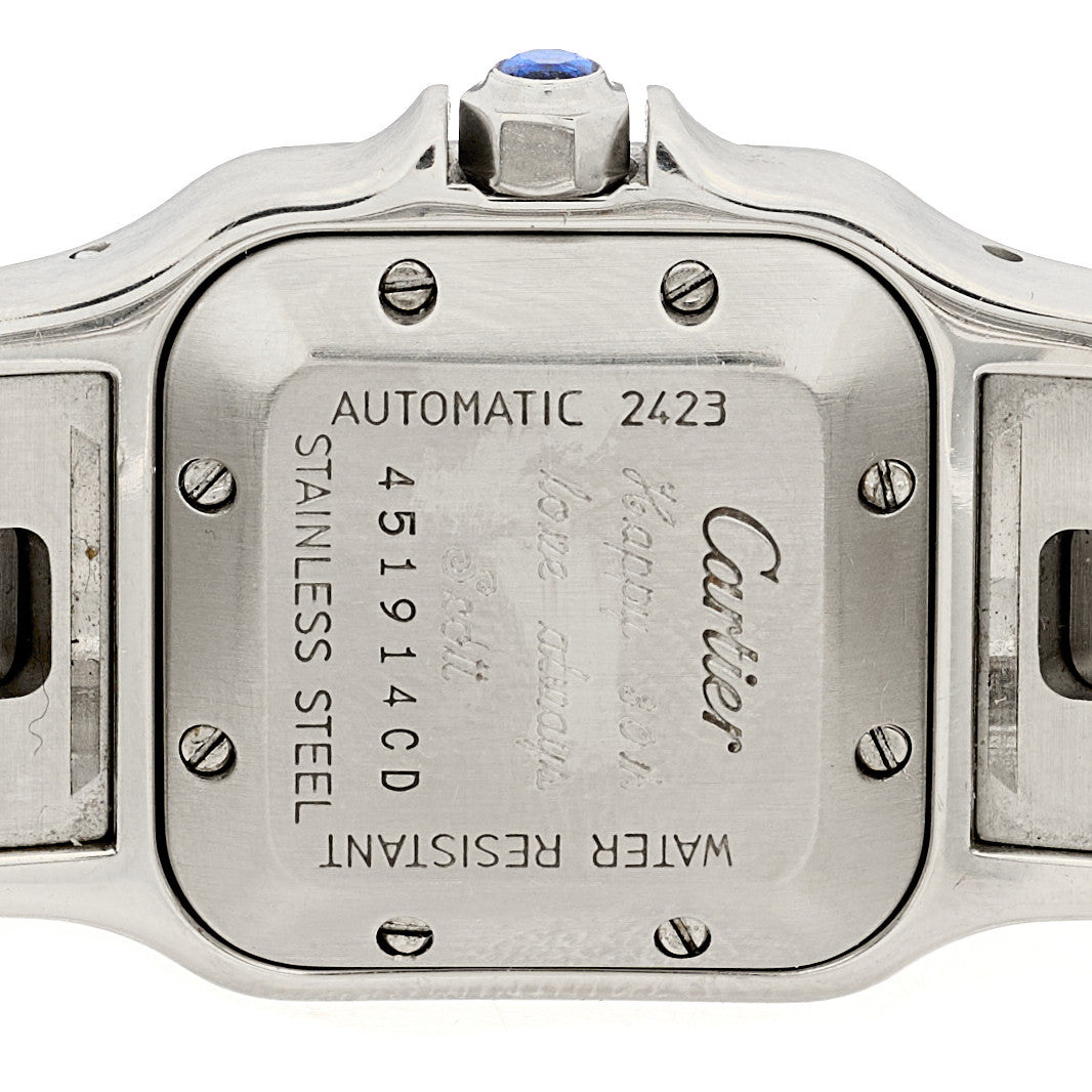 Stainless Steel 24mm Santos de Cartier Galbee Automatic Watch