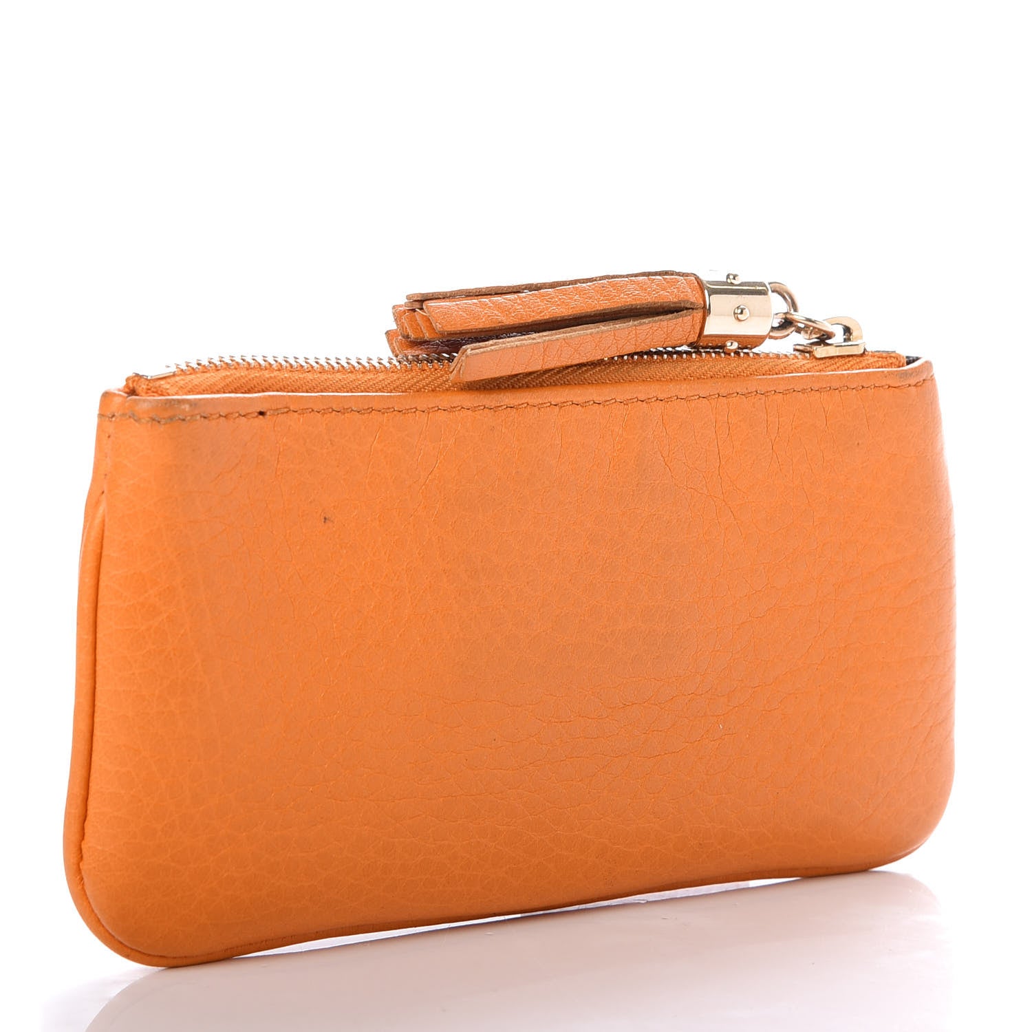 Gucci Pebbled Calfskin Soho Key Case Curcuma 3 of 8