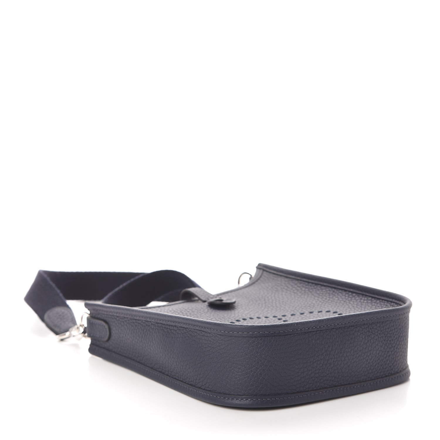 Hermes Taurillon Clemence Amazone Evelyne TPM Bleu Nuit Bleu Indigo 4 of 10