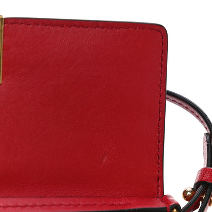 Givenchy Goatskin Quilted GV3 Mini Pocket Convertible Bag Vermillon 10 of 14