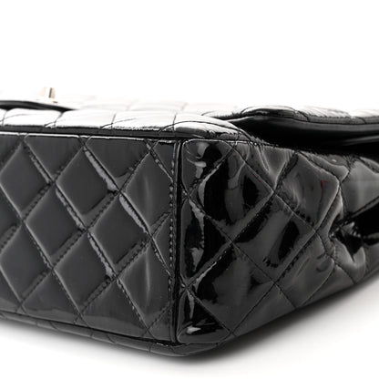 Chanel Patent Quilted Maxi Double Flap Black 9 of 10