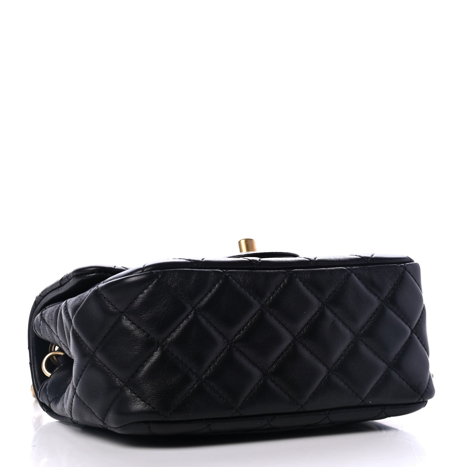Chanel Lambskin Quilted Mini Pearl Crush Flap Black 3 of 4