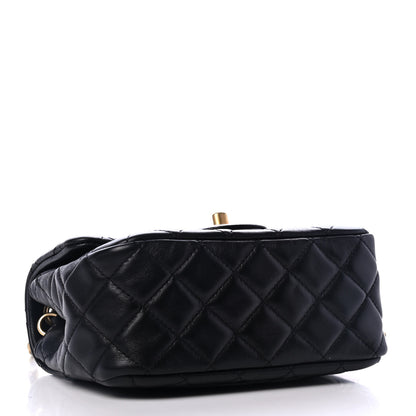 Chanel Lambskin Quilted Mini Pearl Crush Flap Black 3 of 4