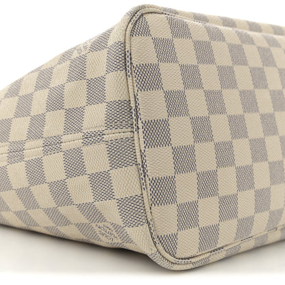 Louis Vuitton Damier Azur Neo Neverfull MM Rose Ballerine 8 of 10