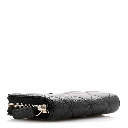 Chanel Caviar Quilted Zip Coin Purse Black 4 of 8