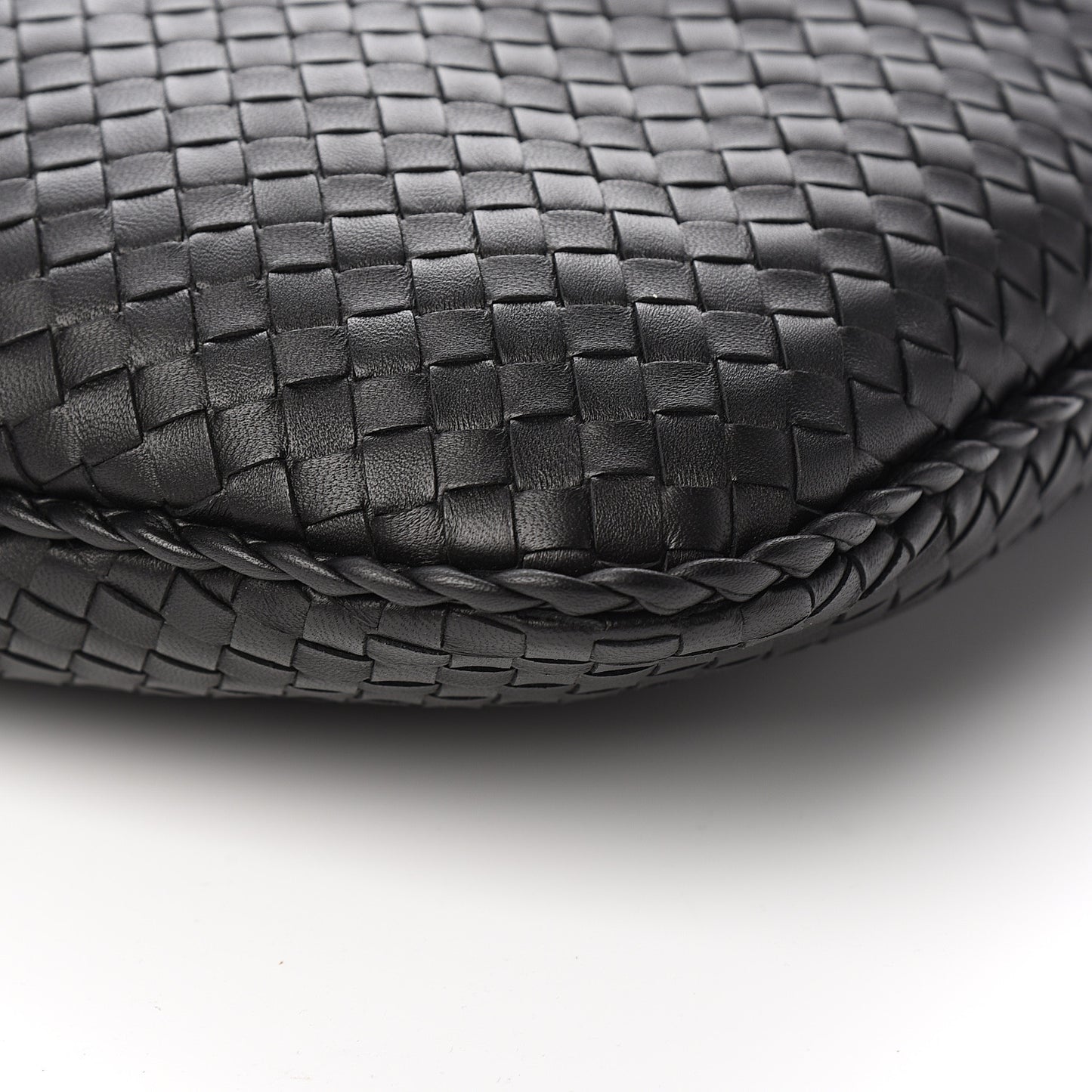 Nappa Intrecciato Large Veneta Hobo Black