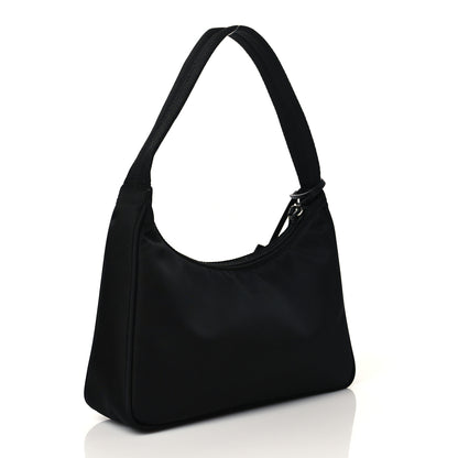 Prada Tessuto Nylon Mini Re-Edition 2000 Bag Black 3 of 10
