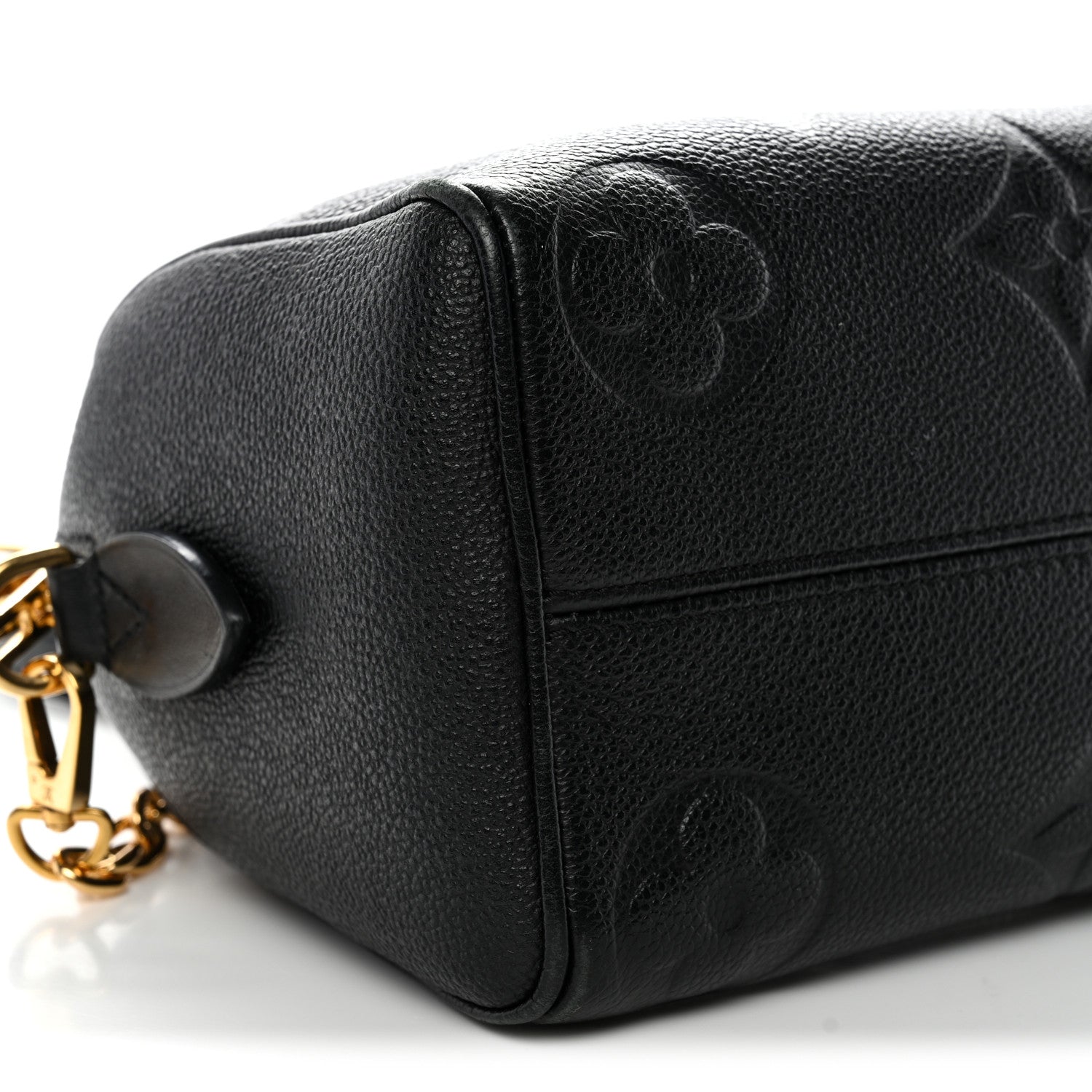 Louis Vuitton Empreinte Monogram Giant Speedy Bandouliere 20 Black 8 of 13